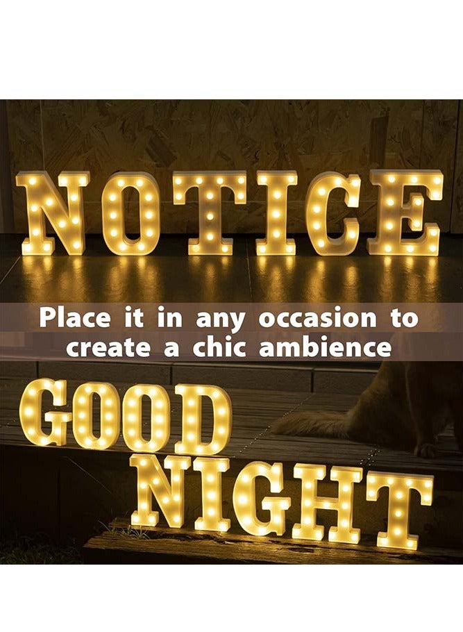 N Letter Battery Powered Free Standing Hanging Eye-catching LED Light White 22x18x4.5cm - Image 2