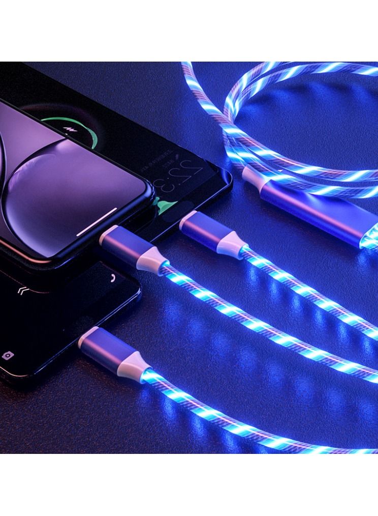 NIBEMINENT 1.2M Mobile phone tablet computer streamer data cable three-in-one car  - Image 3
