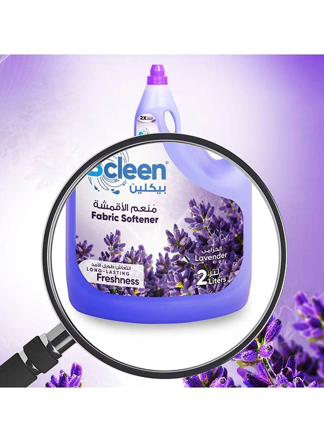 Bcleen Fabric Softener, Lavender Scent, for long lasting fragrance,2L (OFFER PACK 2L X 2) - Image 3