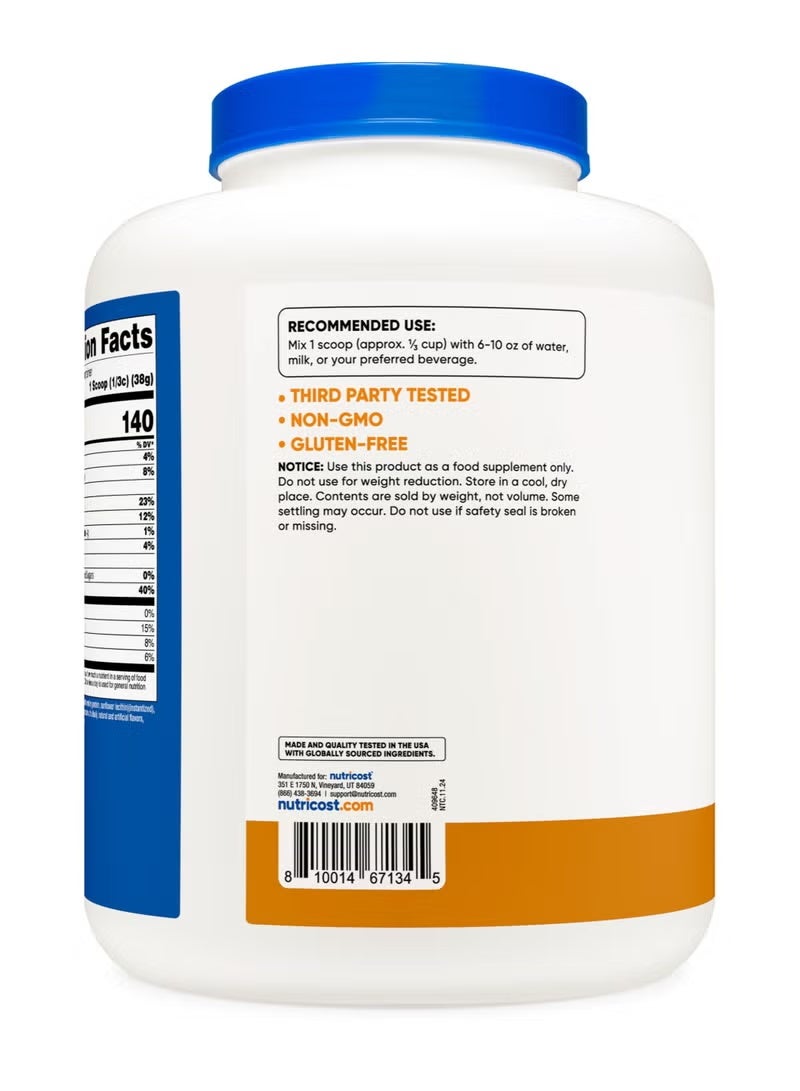نوتريكوست، مركز بروتين مصل اللبن، بنكهة الشوكولاتة وزبدة الفول السوداني، 5 أرطال (2268 غرام) - Image 4