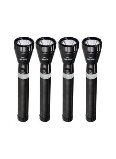 IBLACK IB 1555 Rechargeable LED Flash Light 4 in 1 Combo, Range 1200 Meter 
