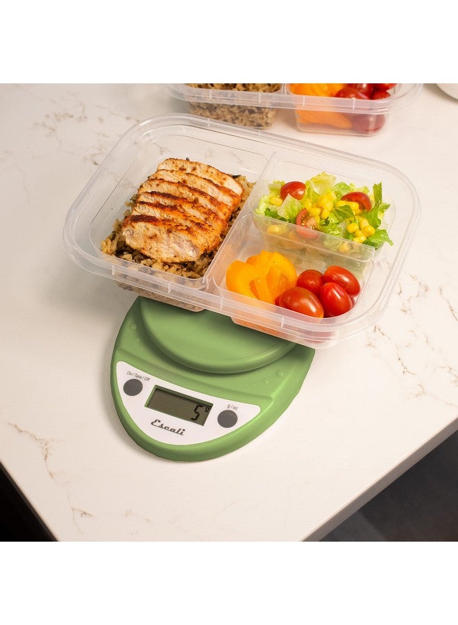 Escali ميزان مطبخ رقمي بريمو 11Lb/5Kg، أخضر تاراغون - Image 4