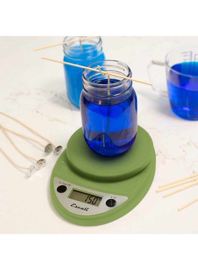 Escali ميزان مطبخ رقمي بريمو 11Lb/5Kg، أخضر تاراغون - Image 5