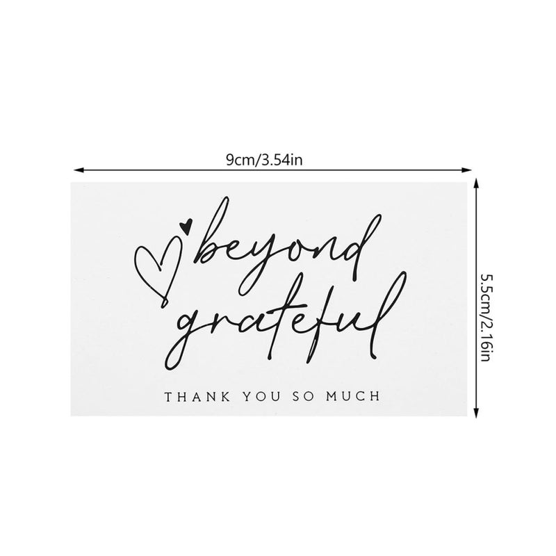 Gadpiparty Bulk Thank You Cards 150pcs White with Envelopes - Image 3