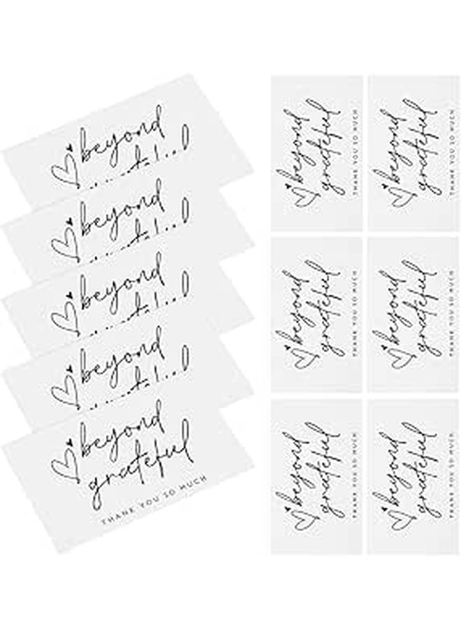 Gadpiparty Bulk Thank You Cards 150pcs White with Envelopes - Image 1