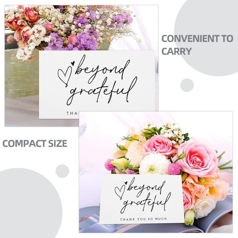 Gadpiparty Bulk Thank You Cards 150pcs White with Envelopes - Image 4