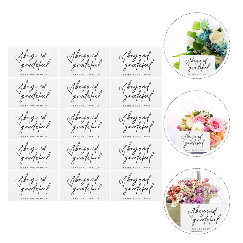 Gadpiparty Bulk Thank You Cards 150pcs White with Envelopes - Image 5