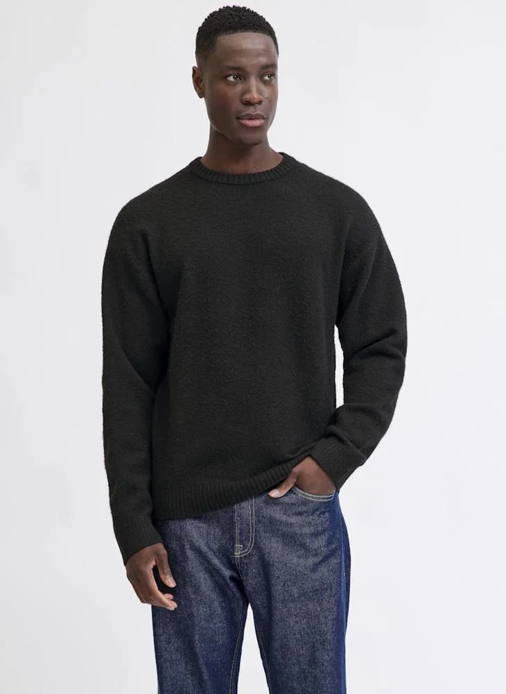 JJ Rebel Knitted Relexed Fit Crew Neck Sweatshirts