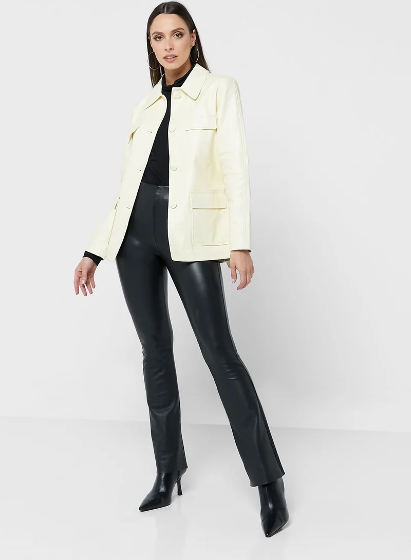 Miss Selfridge Tie Pocket Detail Jacket