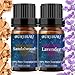 BURIBURI Lavender and Sandalwood Essential Oil 100 Pure Undiluted Natural Organic Aromatherapy Essential Oils Gift Set 10MLx2 - Image 1