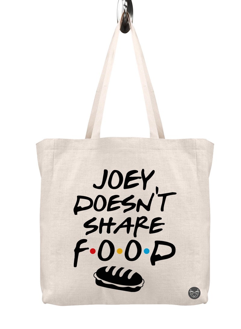 Canvas bag with phrase design