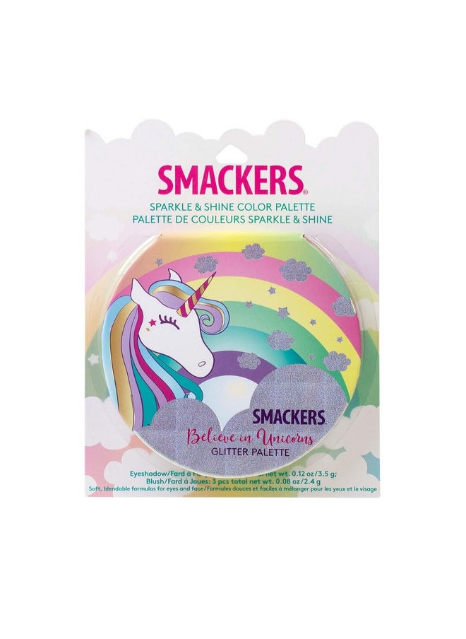 Lip Smacker Lip Smacker Sparkle & Shine Eyeshadow Makeup Palette, Unicorn Palette | Christmas Make Up Collection | Holiday Present | Gift for Girls  - Image 3