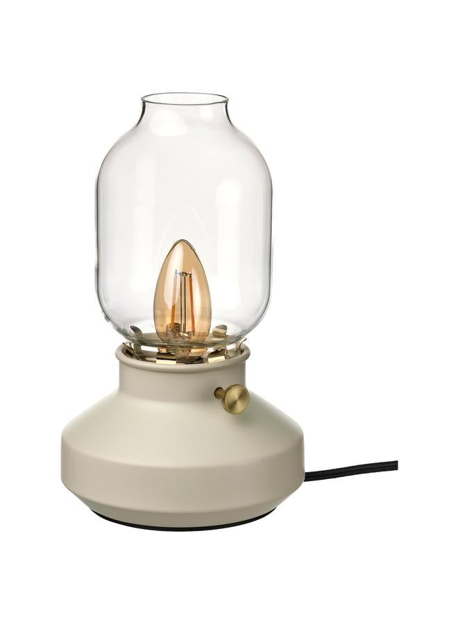 Green Tiger Table lamp, dimmable beige, 25 cm - Image 1