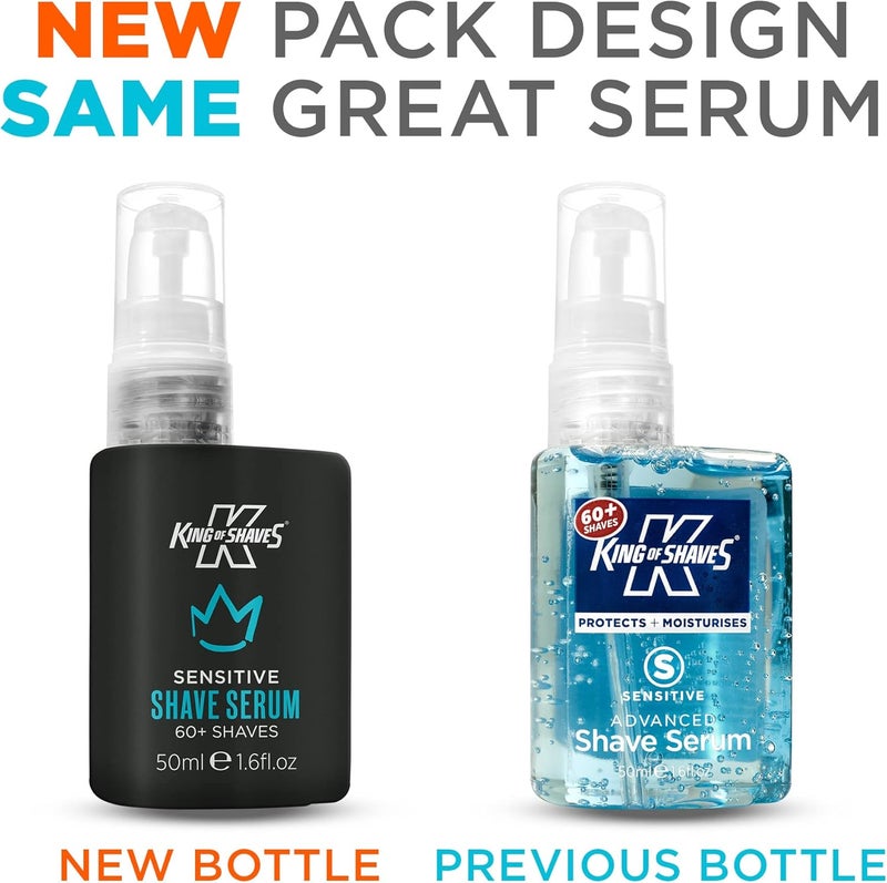 King of Shaves Sensitive Shave Serum 50ml - Ideal for Sensitive Skin - Image 3