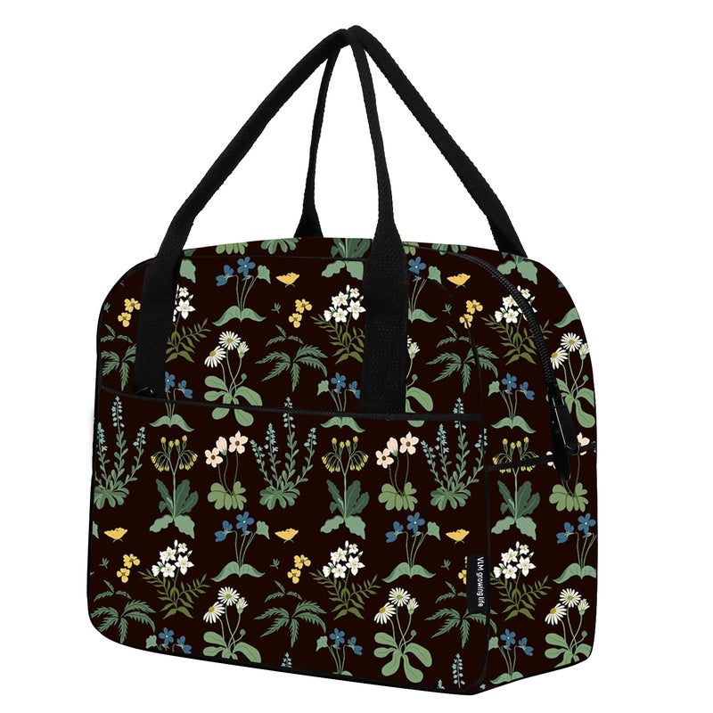 VLM Lunch Bag,Lunch Box for Women Men,Reusable Insulated Lunch Tote,Small Leakproof Cute Lunch Cooler with High Capacity for Work,Picnic,Camping - Image 1