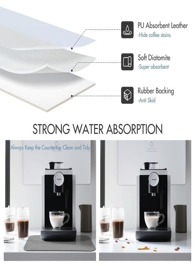 Riviox Quick Drying Dish Drying Kitchen Mat – Water Absorbent, Non-Slip Mat for Kitchen Counter, Perfect for Dishes & Utensils (40X30CM) - Image 5