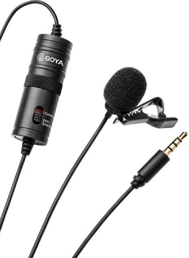 BOYA Universal Omni-directional Lavalier Microphone - BY-M1,Black - Image 1