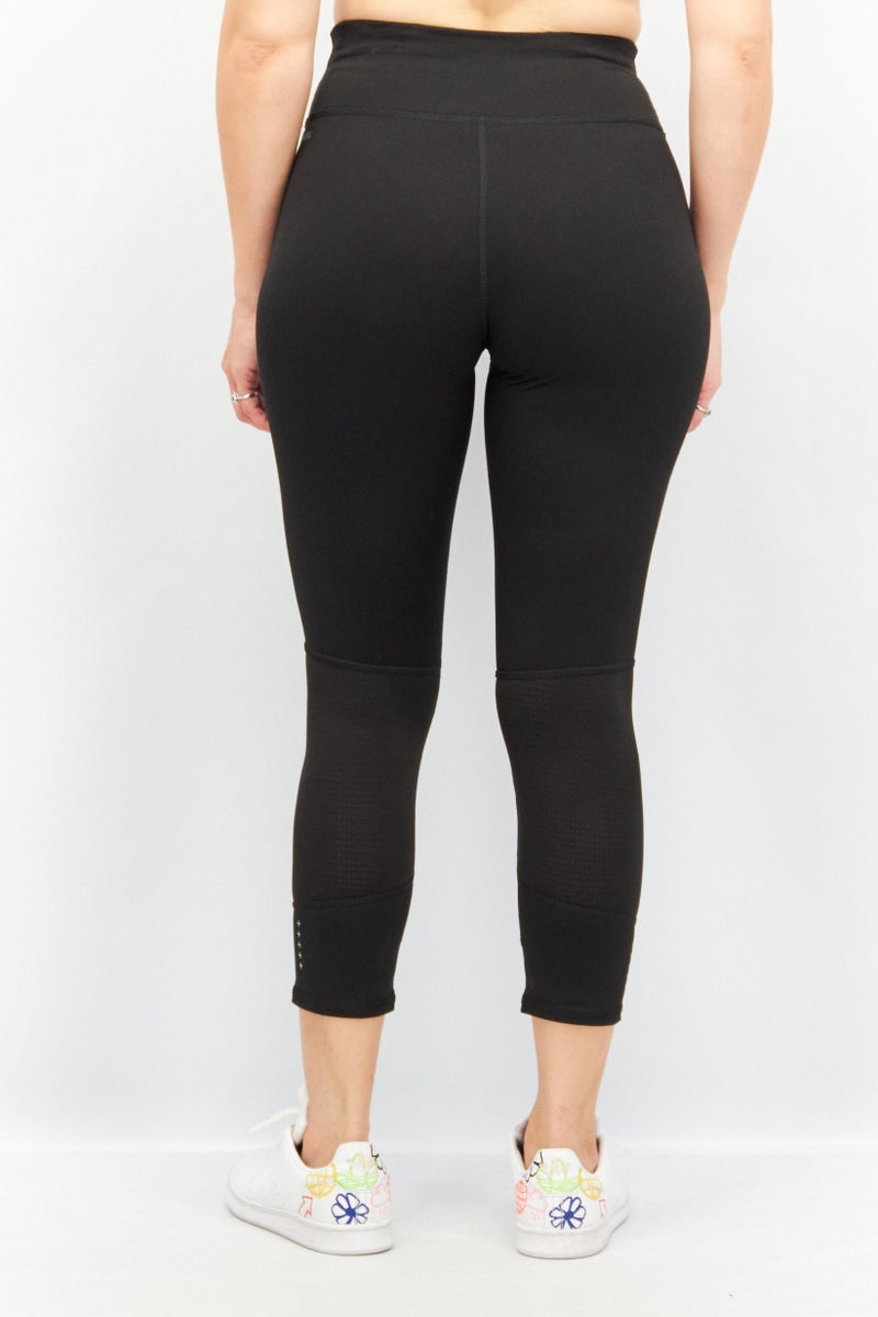 PUMA Women Sportswear Fit 3/4 Lenght Brand Logo Training Leggings, Black - Image 3