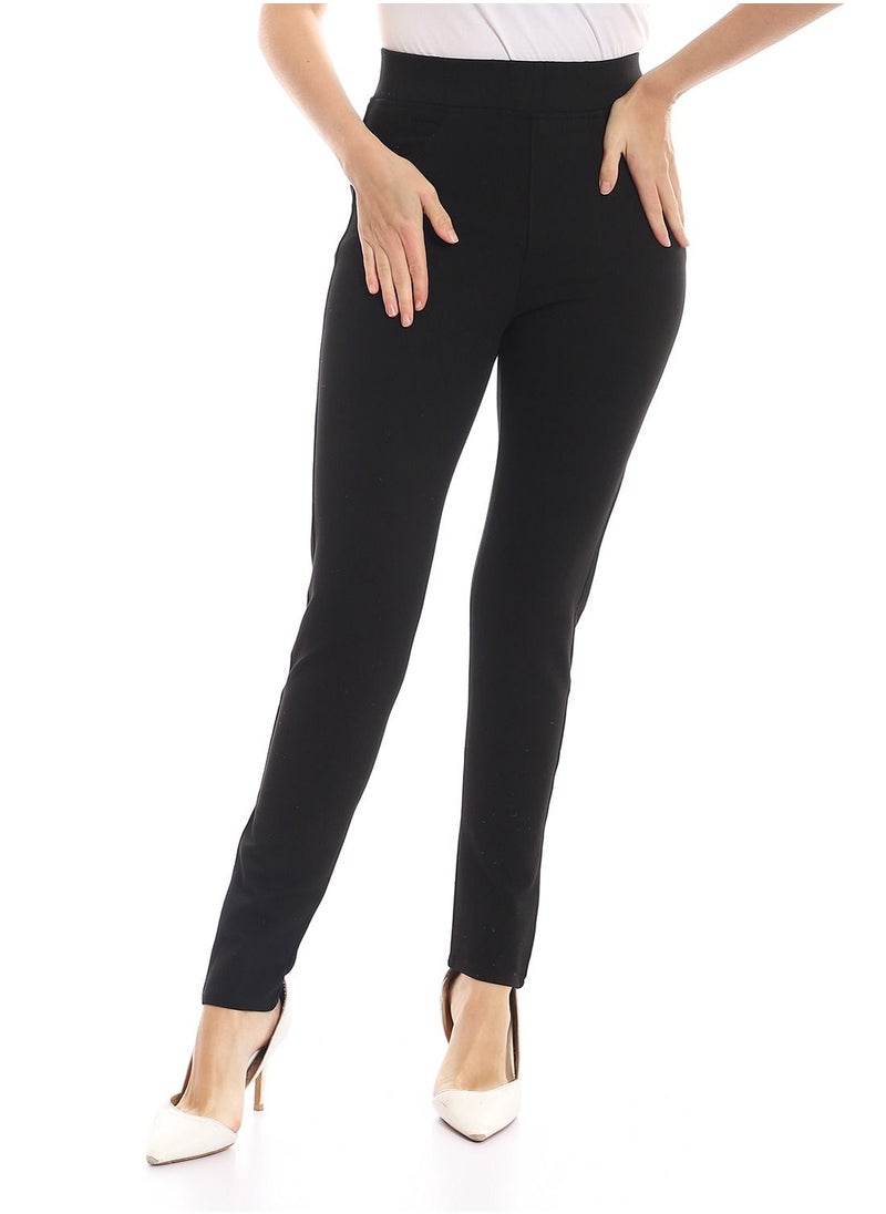 DULLABY Women's Straight Trousers - Black  - Image 1