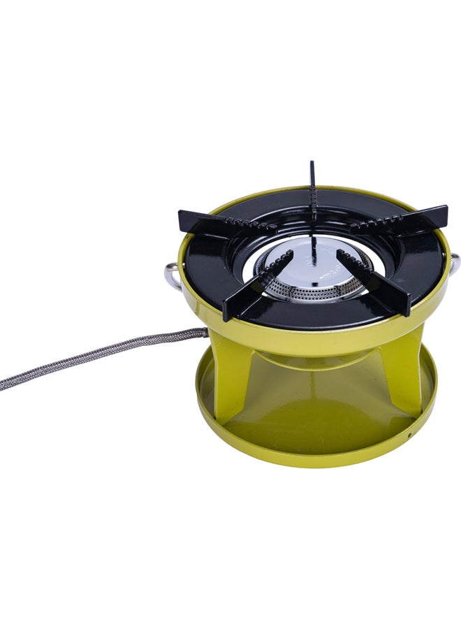 AL SANIDI Surhead indian Gas Stove for camping, Small gas stove, Green, Size 19 Cm - Image 3
