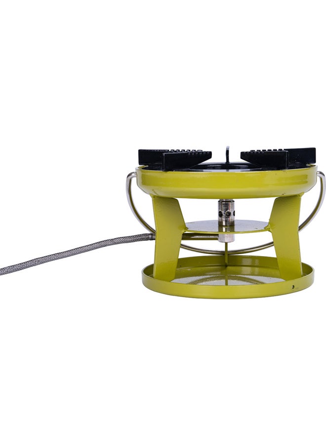 AL SANIDI Surhead indian Gas Stove for camping, Small gas stove, Green, Size 19 Cm - Image 4