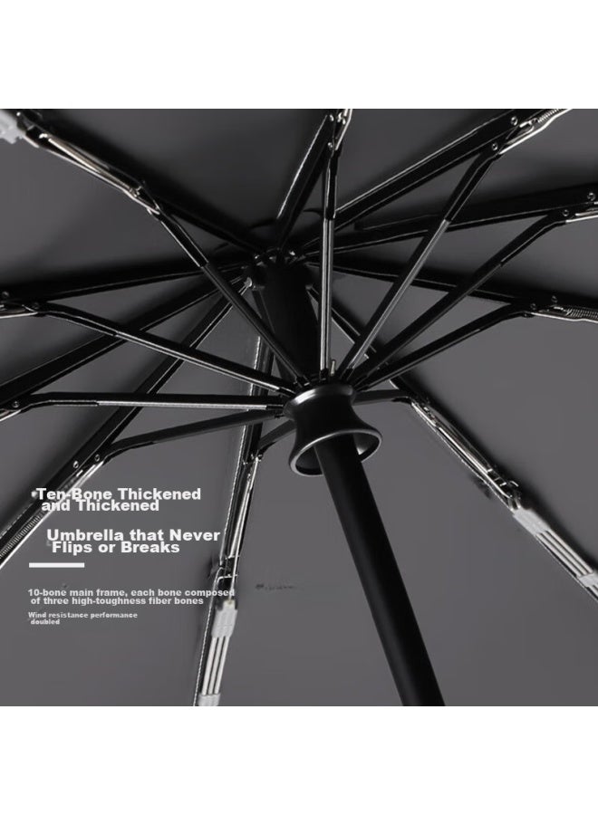 Ornaments Huashi Car Reverse Umbrella, Large Size, For Men And Women, High-end, For Both Sun And Rain, Fully Automatic, Self-closing, Anti-rebound, Folding Umbrella - Image 5