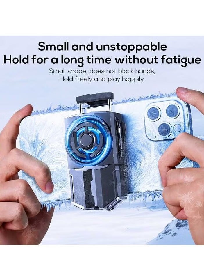 TIGER - "DLA5 Wireless Phone Cooler – Portable Cooling Fan for Gaming, 1200mAh Battery, Wireless & Easy to Use, Reduces Overheating & Enhances Gaming Performance" - Image 1