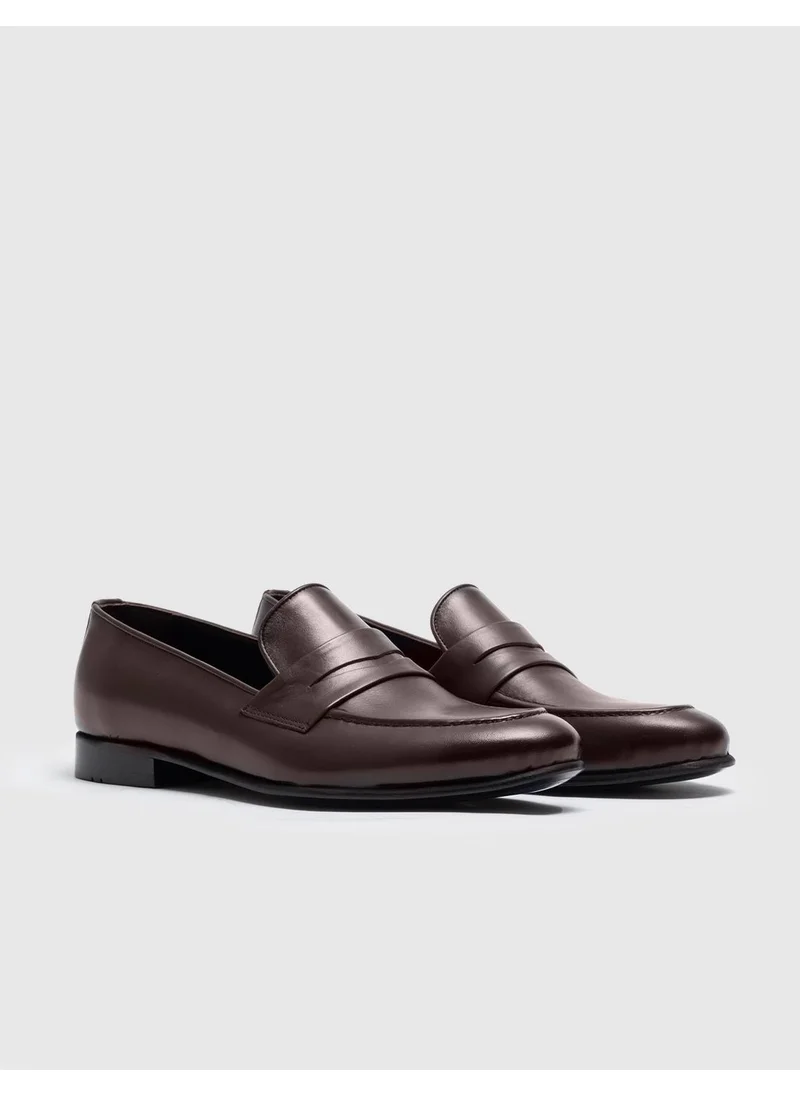 Cabani Leather Brown Men's Classic Shoes