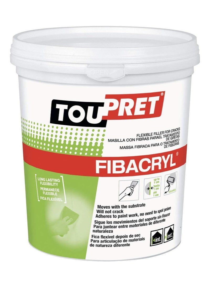 TOUPRET - Fibacryl flexible fiber filler paste 5kg - Image 1