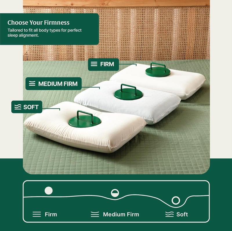 The White Willow The White Willow Memory Foam Pillow Set of 4Cool Gel Pillow for Neck Shoulder PainCervical Pillow for SleepingOrthopedic Thick Pillow for Back Side Stomach SleepersMedium FirmKing5 HGrey  - Image 4