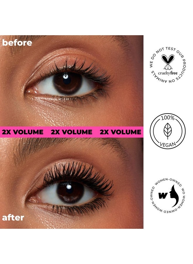 ماسكارا Cult Lift & Volume - ماسكارا لتكثيف الرموش ورفعها ومقاومة للتلطخ وخالية من القشرة وذات صبغة سوداء عميقة - 401