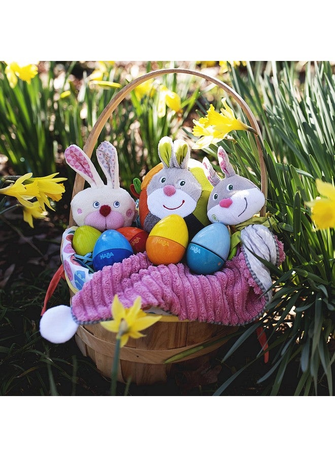 هابا لعبة عضاضة وإمساك أرنب عيد الفصح من HABA كهدية عيد الفصح الأولى وحشوات سلة عيد الفصح للأطفال، وألعاب تجعيد للأطفال ولعبة التسنين للأطفال من عمر 6 إلى 18 شهرًا - Image 4