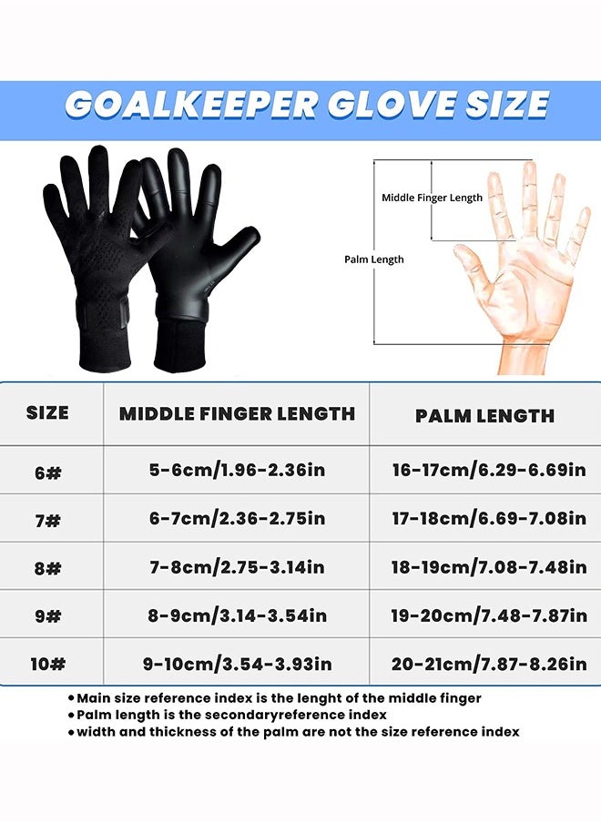 JiuAn Football Training Professional Predator Pro Fingersave Goalkeeper Gloves  - Image 2