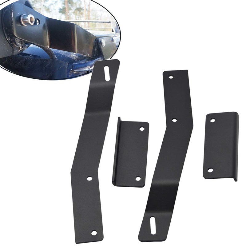 XJMOTO Compatible with Jeep Cherokee XJ 19842001 Upper Roof Windshield 50 LED Light Bar Mounting Bracket