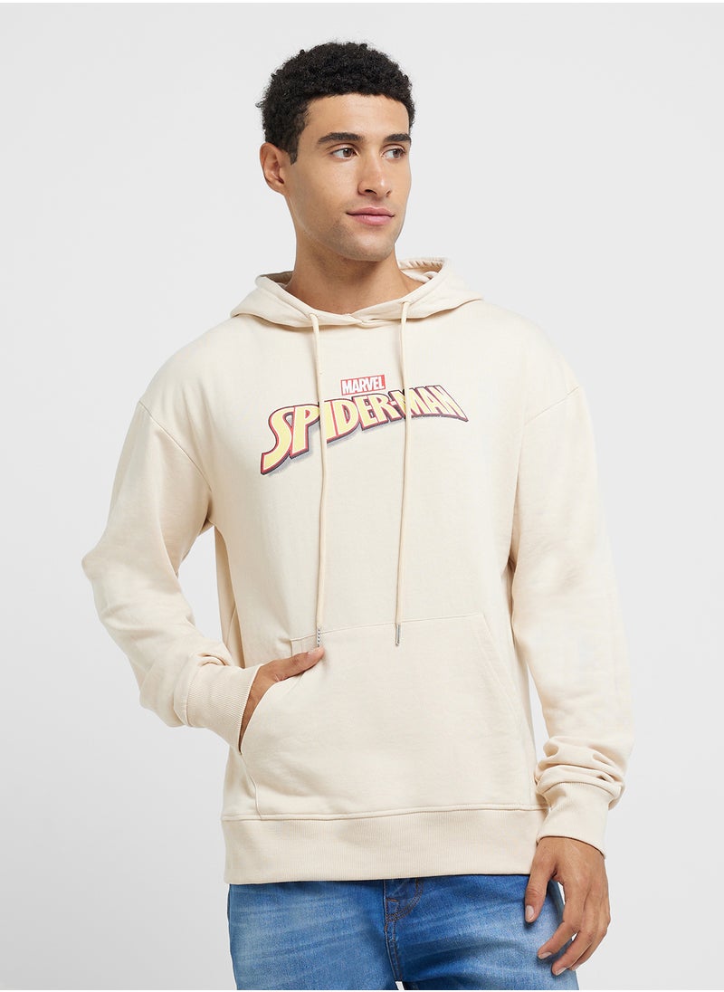 MARVEL - Spider Man Men'S Oversized Pullover Hoodie - Image 1