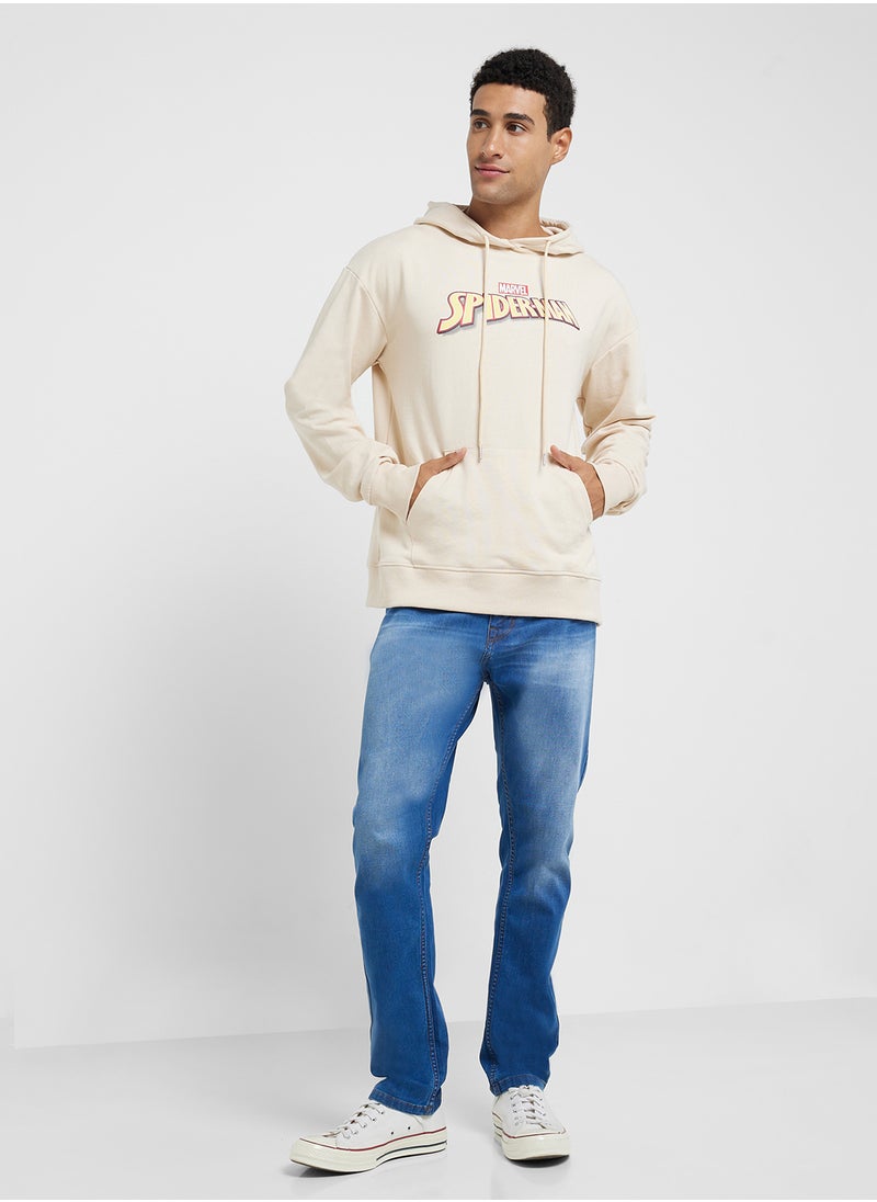 MARVEL - Spider Man Men'S Oversized Pullover Hoodie - Image 1