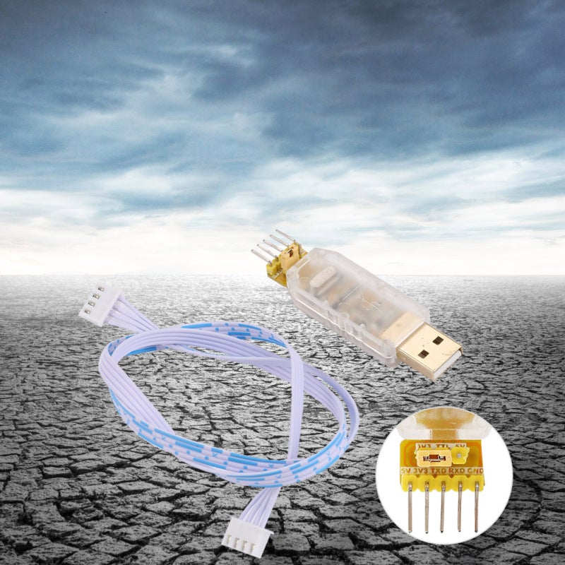 USB to TTL PLC Programming Cable Superfine 3V 5V Compatible Upgrade Version - Stable Signal Transmission Compact for Outdoor Use - Image 3