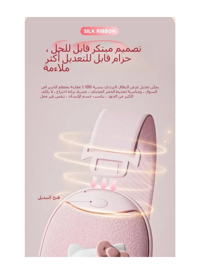 general Kitty Cat portable wireless heating pad, electric belt device, fast heating pad with 3 heating levels and 4 massage modes, back or belly heating pad for ladies and girls - Image 5