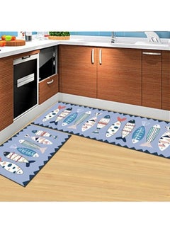 DENVOK Denvok 2 PCS Kitchen and Bathroom Non Slip Comfort Durable Anti Fatigue Floor Mat Set 40 X 120 and 40 X 60  - Image 3