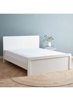 Home Box Ballina Solid Cotton King Flat Sheet 260 x 240 cm  - Image 1