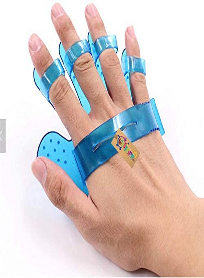 ويستيرن إرا فرشاة شامبو الحيوانات الأليفة من ويسترن إيرا، مشط تدليك مهدئ بشعيرات مطاطية للكلاب والقطط والخيول، جودة احترافية (أزرق) - Image 2