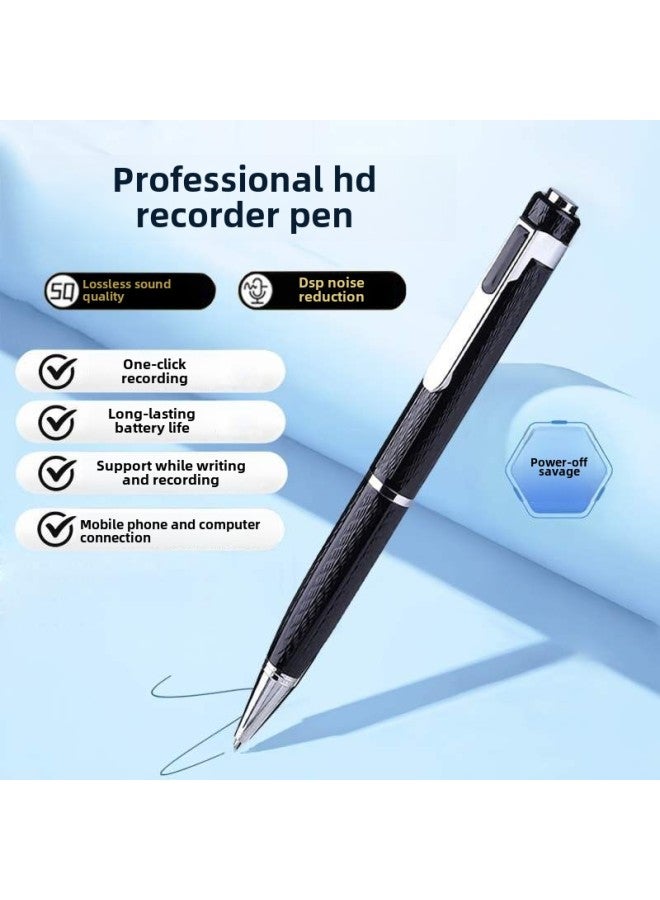 Recording Pen Portable Professional HD Noise Reduction Artifact Intelligent Real-time Text Transfer Portable Meeting Bluetooth-Body Color:Android Version [supports Android Phone Link + One-click Recording + Long Battery Life] Comes With 3 Refills-Memory Capacity:128GB  - Image 2