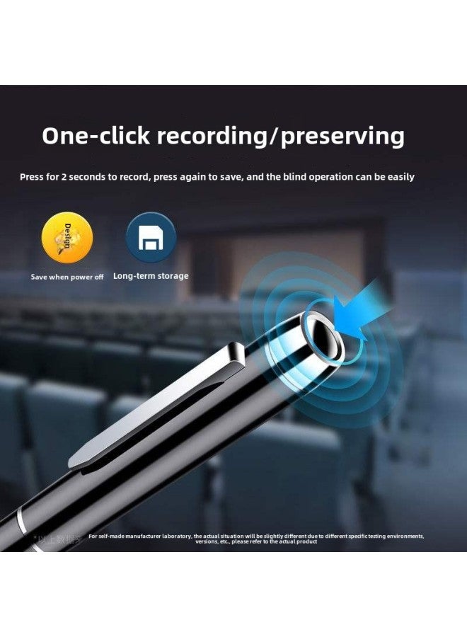 Recording Pen Portable Professional HD Noise Reduction Artifact Intelligent Real-time Text Transfer Portable Meeting Bluetooth-Body Color:Android Version [supports Android Phone Link + One-click Recording + Long Battery Life] Comes With 3 Refills-Memory Capacity:128GB  - Image 4