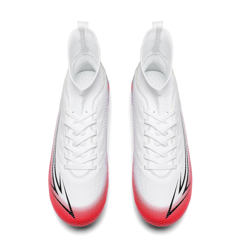Up run Soccer Cleats for Mens Womens High Tops Lace Up Unisex Football Shoes Indoor Turf Soccer Shoes AG FG TF for Beginners to Advanced Players - Image 4