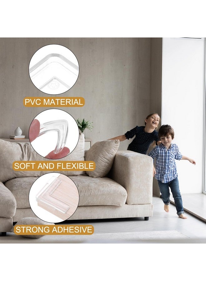 uxcell Corner Protectors, 12 Pcs Table Corner Protectors, Furniture Corner Guard and Edges Safety Bumpers for Table Edges and Sharp Corners (Star-shaped, Clear) - Image 3