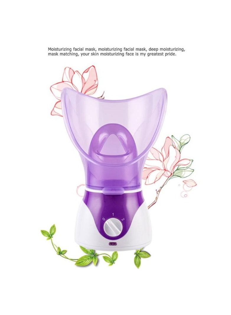 DubaiGallery جهاز بخار الوجه نانو بخار ساخن جهاز تنظيف عميق للوجه رذاذ مرطب مع مزيل للرؤوس السوداء سبا منزلي ساونا - Image 5