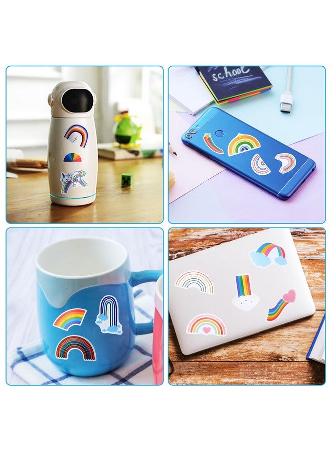 Cleverplay 100 Pack Rainbow Stickers, Rainbow Party Favors, Birthday Decorations - Image 5