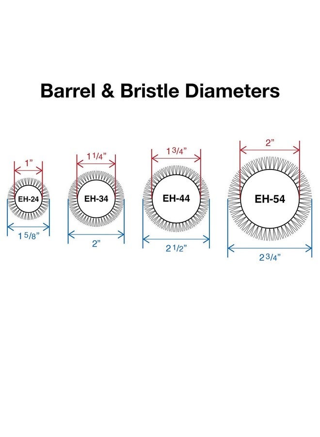 أوليفيا جاردن فرشاة شعر دائرية حرارية من الخيزران من إيكوهير Eh44 1 34 - Image 5