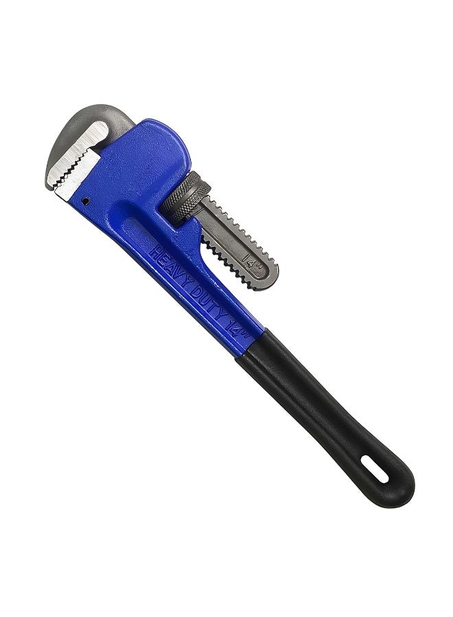 Heavy Duty 14 Inch Pipe Wrench for Plumbing, Adjustable Jaw Pipe Spanner Tool with Strong Teeth, Forged Steel Head & Non-Slip Handle for Pipes, Nuts, Fittings, Bathroom, Kitchen, Industrial Repair, Professional Plumber Tool - Image 1