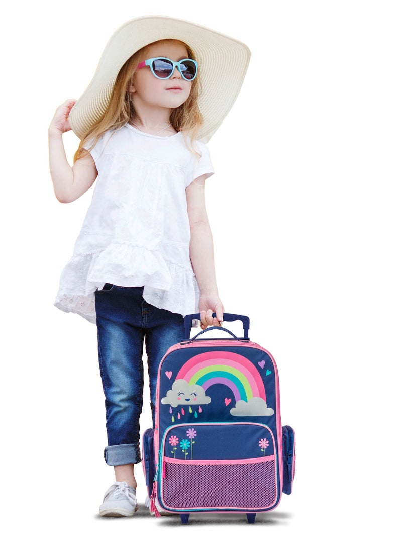 Stephen Joseph - Classic Trolley Bag - Pink/Blue - Image 1